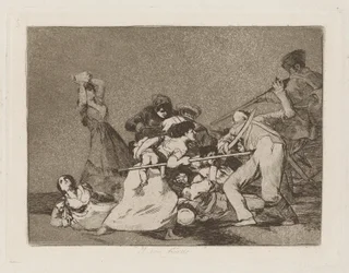 Y son fieras (And They Are Like Wild Beasts), pl. シリーズ Los desastres de la guerra (戦争の災害) から 5