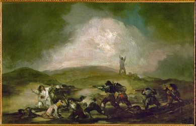 スペイン独立戦争の一場面 1808-10年頃 油彩・カンヴァス