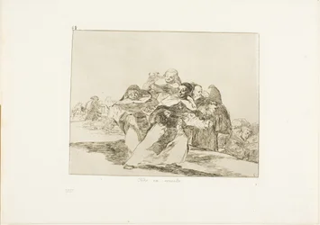 すべてが混乱している、The Disasters of War のプレート 42