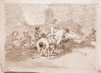 The Disasters of War : 彼らはまだ奉仕することができるだろう（準備画