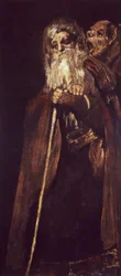 フランシスコ・デ・ゴヤ（1746-1828）の「二人の兄弟