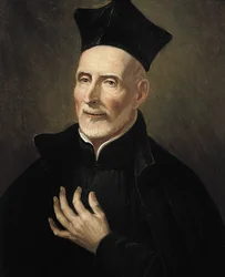 Calasanz, São José (1556-1648). Religioso e pedagogo espanhol. São José Calasanctius (óleo sobre tela)