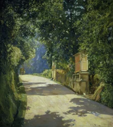 EL HORREO Y EL CARRO-1944-100X90 CM