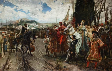 1492、1882年のグラナダの降伏