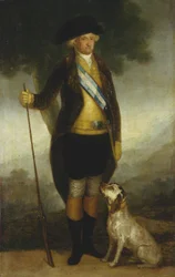 スペインのカルロス4世、狩猟c.1799-1800