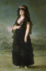 マンティリャとマリアルシアの肖像画。 1799