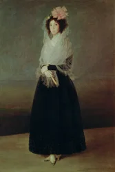 カルピオ伯爵夫人の肖像（1757-95）マルケサデラソラナ、1793年頃