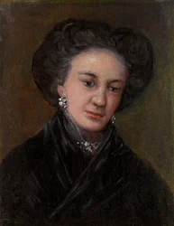 女優リタ・ルナ1770-1832、19世紀初頭の肖像。