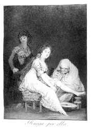 彼女は彼女のために祈ります、1799