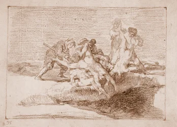 The Disasters of War : Charity (Preparation drawing)