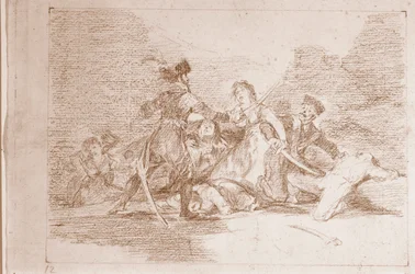 The Disasters of War : It is already too late (Preparation drawing)