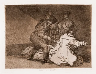 戦争の惨禍：これはひどい（下絵からのエッチング