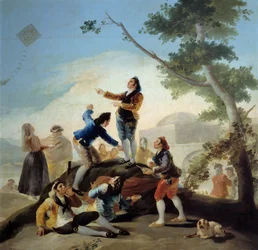 飛ぶ鹿。フランシスコ・デ・ゴヤ（1746-1828）の絵画