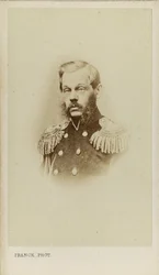 Dmitry Alekseevich Milyutin 1816-1912 伯爵の肖像画。