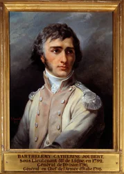 少尉の制服を着たバルテルミー・ジュベール（1769 - 1799）の肖像
