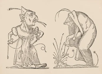 Les Songes Drolatiques de Pantagruel には、発明のいくつかの図が含まれています ..., [1565].