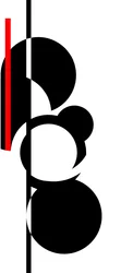 Treble Clef、2016年（スクリーンプリント）