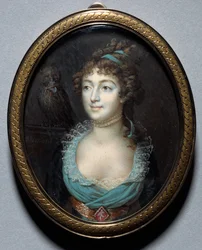 マドモアゼルマリーアンアデレードルノルマンの肖像c。 1793年。