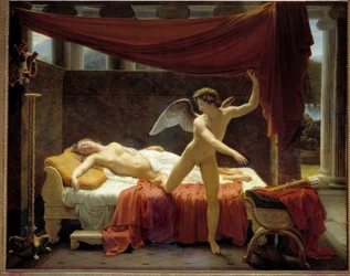 アモルとプシュケ、エドゥアール・ピコ（1786-1868）による絵画、1817年、2.33 x 2.91 m