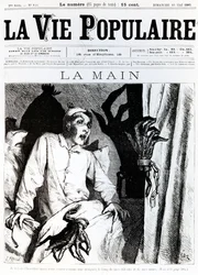 ハンド、「ラ・ヴィ・ポピュレール」の表紙、1885