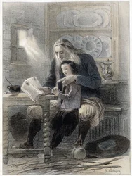 The man from Briec (Finistère) - in "Galerie armoricaine" by Lalaisse and Benoit.