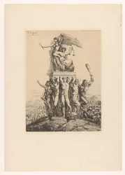 Justitia and the Truth の寓意表現 Le Triomphe de la Justice et de la Verité