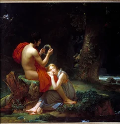 ダフニスとクロエフランソワ・ジェラール（1770-1837）の絵画