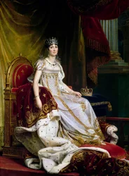 ジョゼフィーヌ・ド・ボアルネ、ナポレオン・ボナパルトの最初の妻 1763-1814、戴冠式の衣装姿、1807-1808