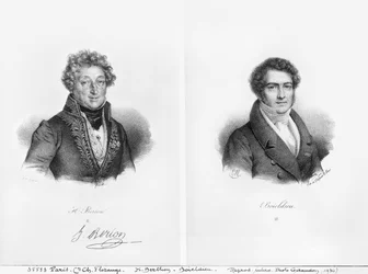 アンリモンタンベルトン（1767-1844）とフランソワエイドリアンボイエルデュー（1775-1834）