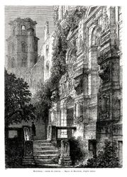 ハイデルベルク城、ドイツ、1886