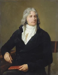 ルイ・フランソワ（ルイ・フランソワ）・ベルタン・ディット・ベルタン・レーヌ（1766-1841）の肖像 フランソワ・グザヴィエ・パスカル・ファーブル男爵（1766-1837）の絵画 1803年 個人蔵