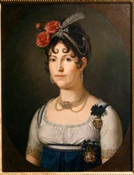 ルッカ公爵夫人マリア・ルイサ（スペイン）の肖像。19世紀 (絵画)