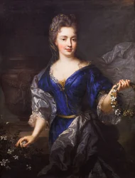 コンティ公妃マリー＝アンヌ・ド・ブルボンの肖像、1690年（油彩・カンヴァス）