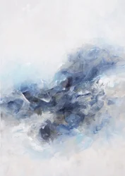 青い抽象的な流れ