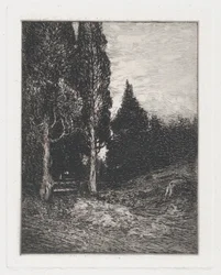 風景、カリフォルニア州。 1880～91年。