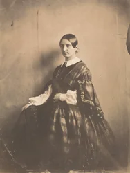 女性の肖像、c。 1850年。