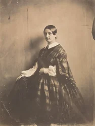 女性の肖像,c.1850年（写真）