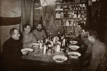 1912年の真冬の日-1913年の男性