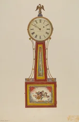 バンジョー・クロック、1939年頃（水彩画）