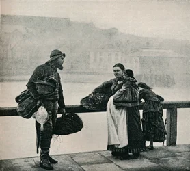 フィッシャーの人々、ウィットビー、c1890