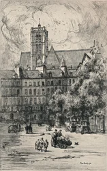 バウドヤー広場、1915