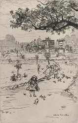 チュイルリー庭園、1915