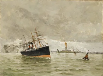 ニューヨーク: 入港、1887年。