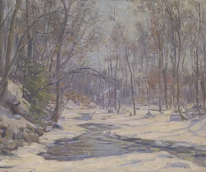 Uma Manhã de Inverno (óleo sobre tela)