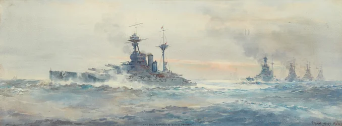 H.M.S.クイーン・エリザベス戦闘飛行隊（水彩画）