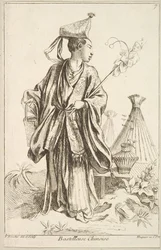 中国のパフォーマー、1738-45。