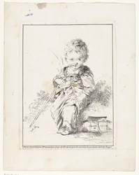小さな煙突掃除人 ル プティ サヴォヤール 子供との4つの版画（シリーズタイトル）