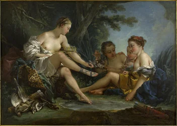 Le Repos des nymphes au retour de la chasse, 別名：Le Retour de chasse de Diane
