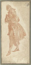 フィリンテのための研究 モリエールの作品の 1734 年版 (vol. III、p. 341) からの Le Misanthrope のイラストのデザイン (シリーズ タイトル)