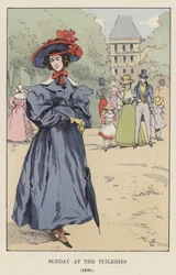 1831年のチュイルリーでの日曜日